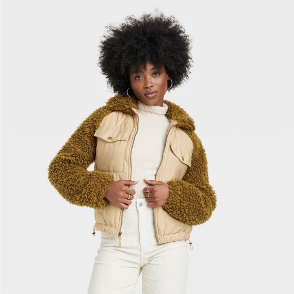 Women's Quilted Moto Jacket - Universal
Thread™ Tan L